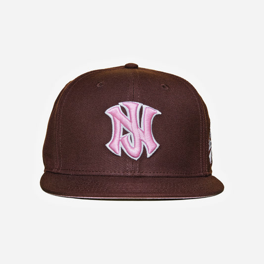 NJ™ State Series Snapback Hat – Brown & Pink (2024 Limited Edition)