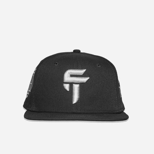 Family Ties™ FT™ Logo Snapback – Grey & White (Ilyas Hassan Edition)