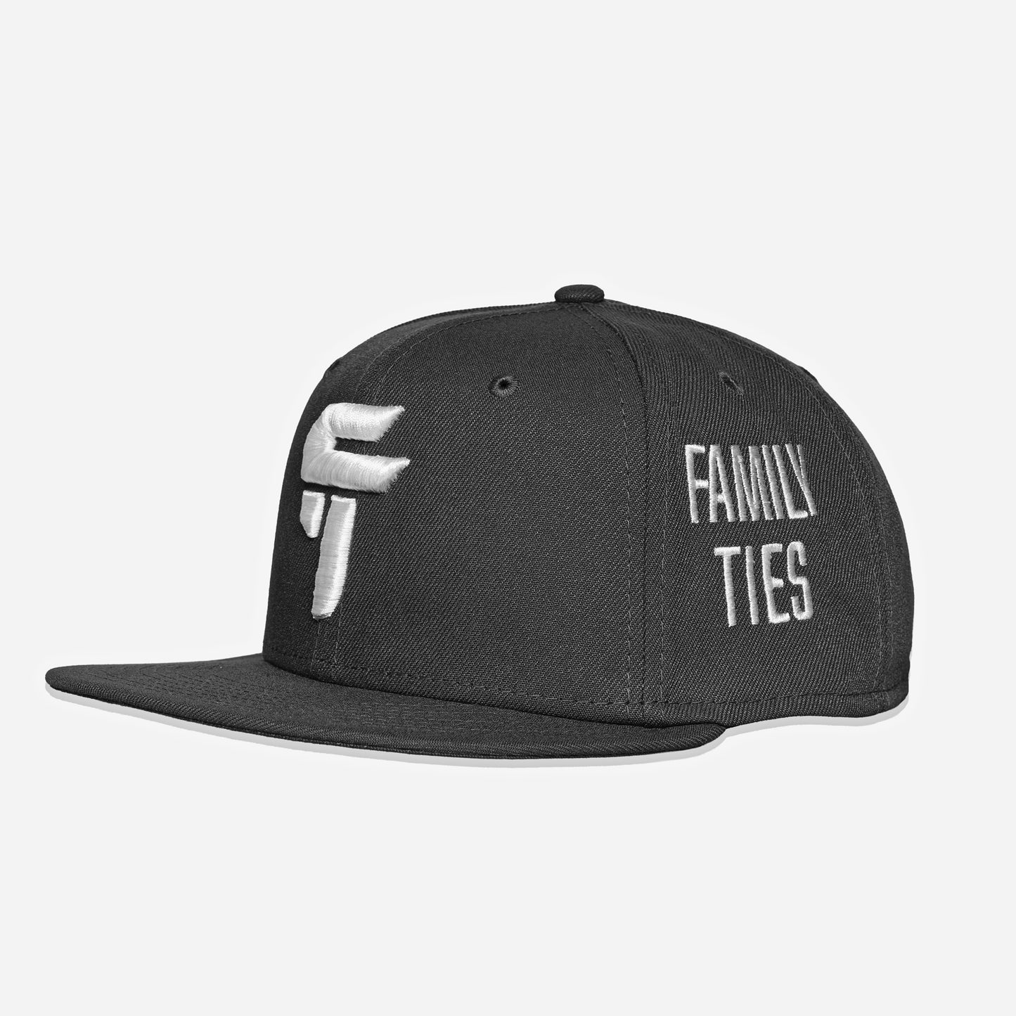 Family Ties™ FT™ Logo Snapback – Grey & White (Ilyas Hassan Edition)