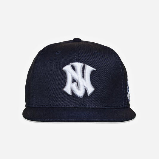 NJ™ State Series Snapback Hat – Navy & White (2024 Edition)